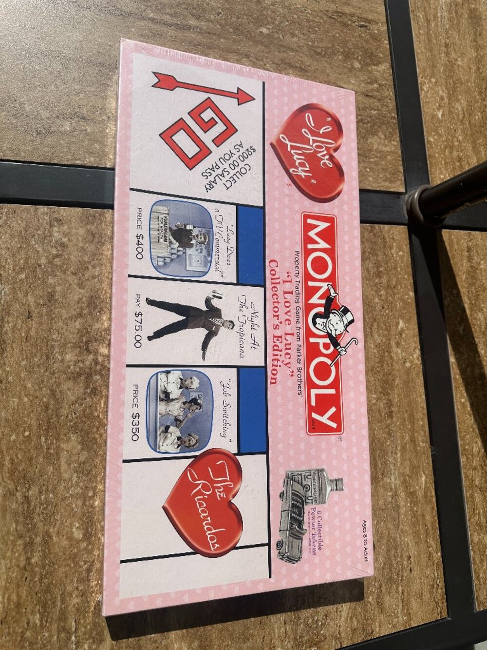 NIB Monopoly I Love Lucy Collector's Edition Board Game Factory Sealed